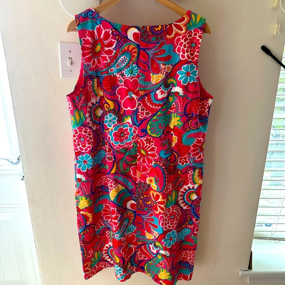 NWT Talbots Paisley & Floral Print Sheath Dress - Picture 5 of 5